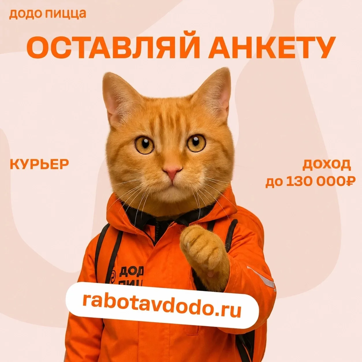 Международная сеть пиццерий Додо Пицца приглашает на работу пиццамейкеров, кассиров, ку...