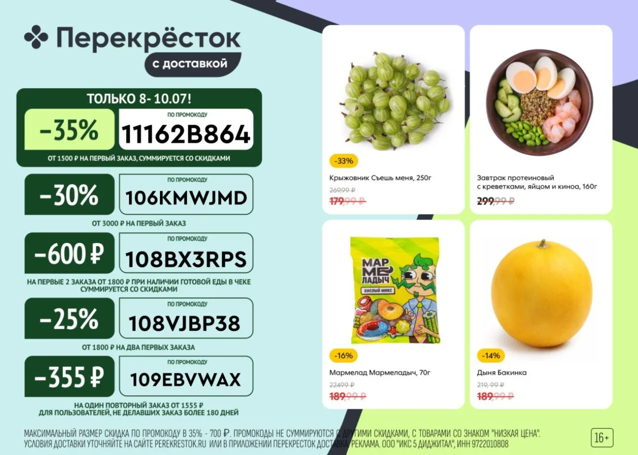 Перекрёсток Доставка