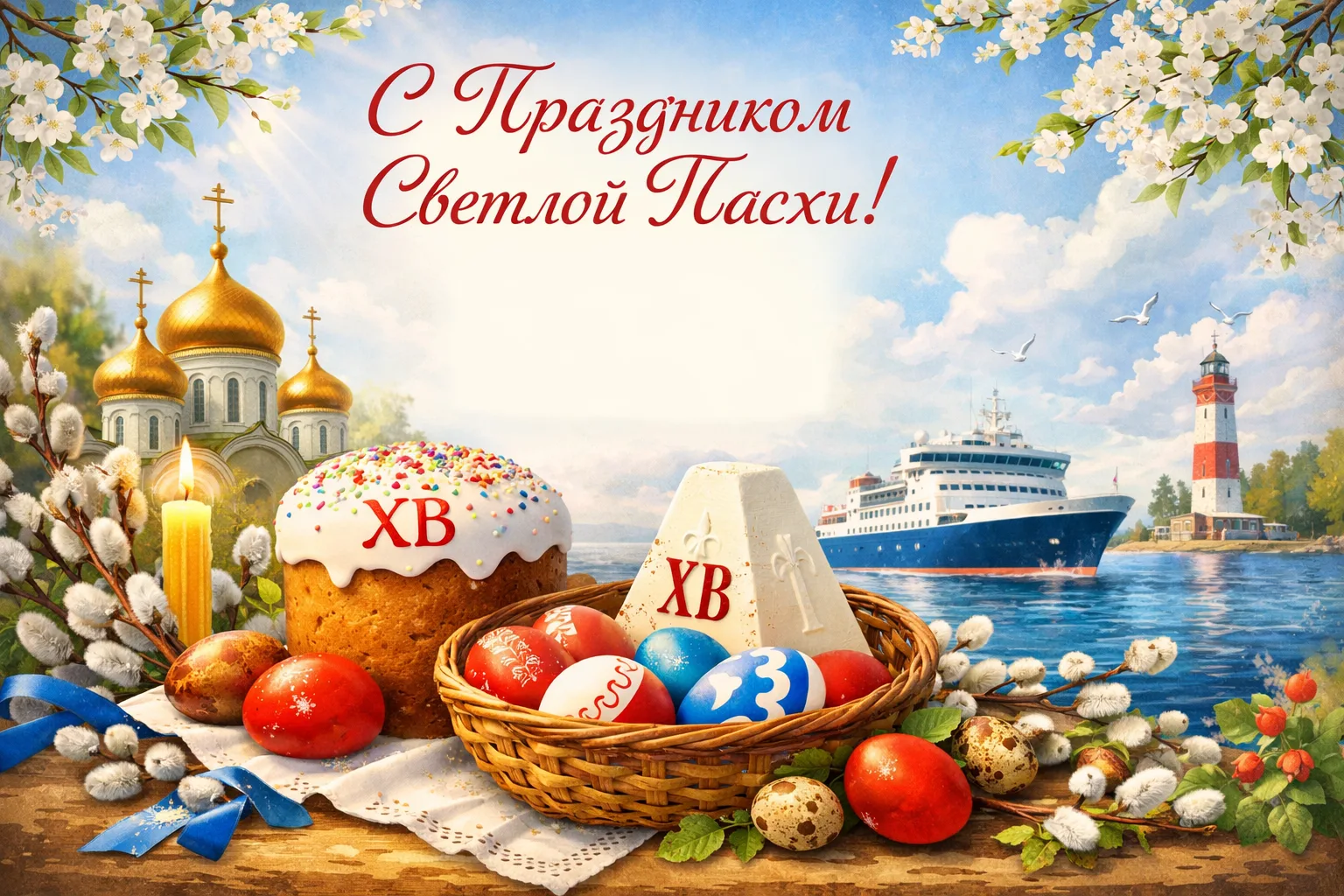 Светлой Пасхи.
