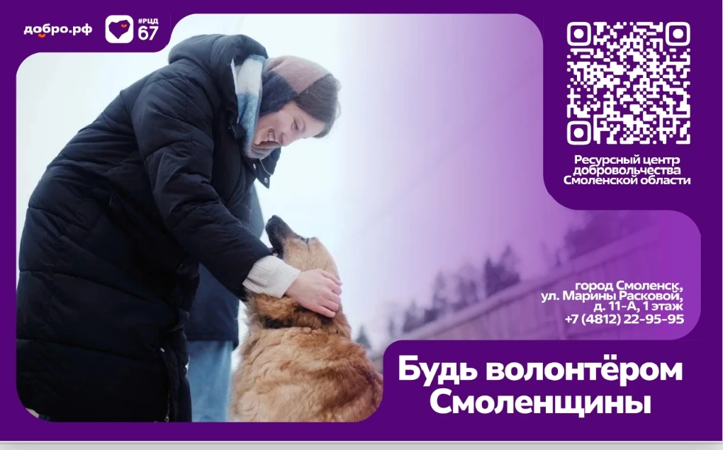 🌟 Поддержка добровольчества в Смоленской области