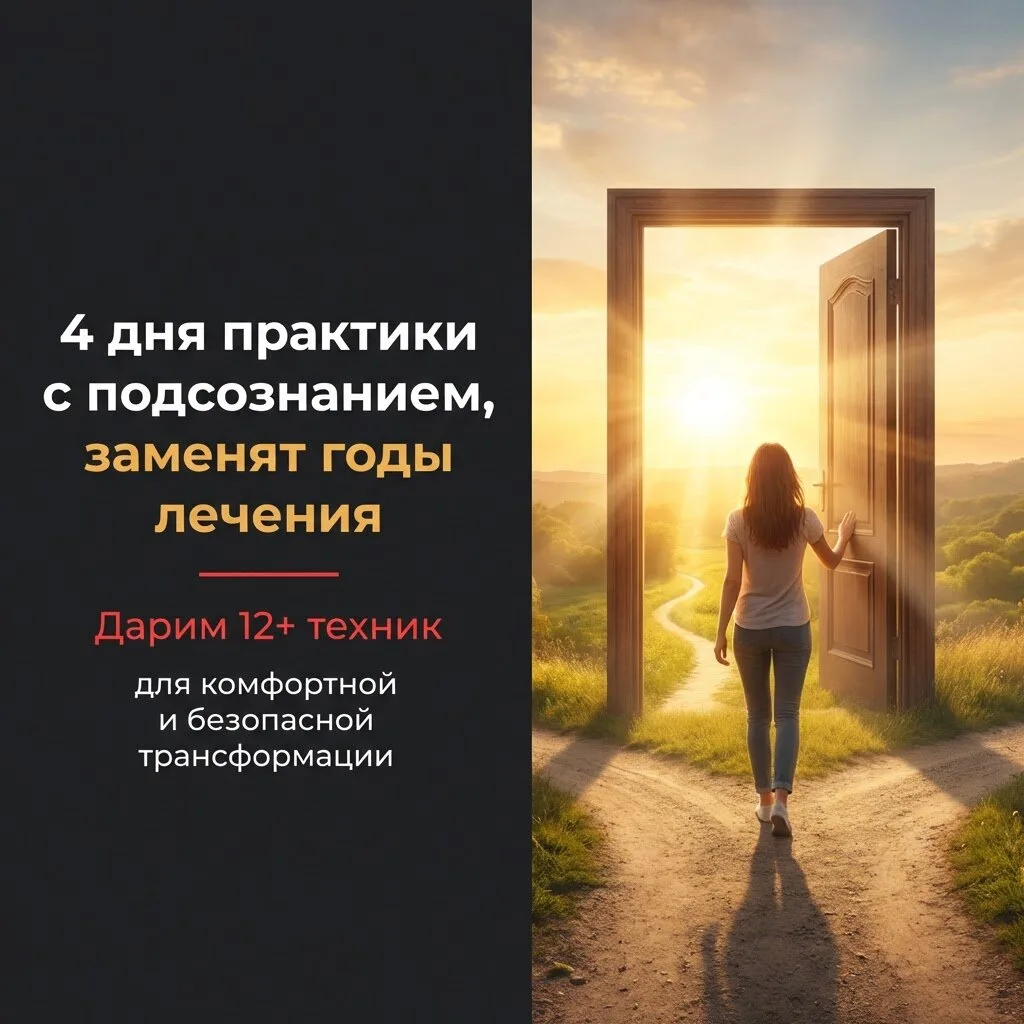 4 дня практики с подсознанием - заменят годы лечения