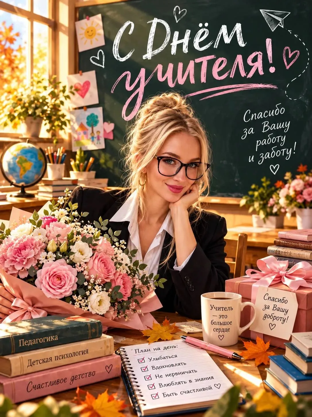 Дорогие учителя, с праздником! ❤