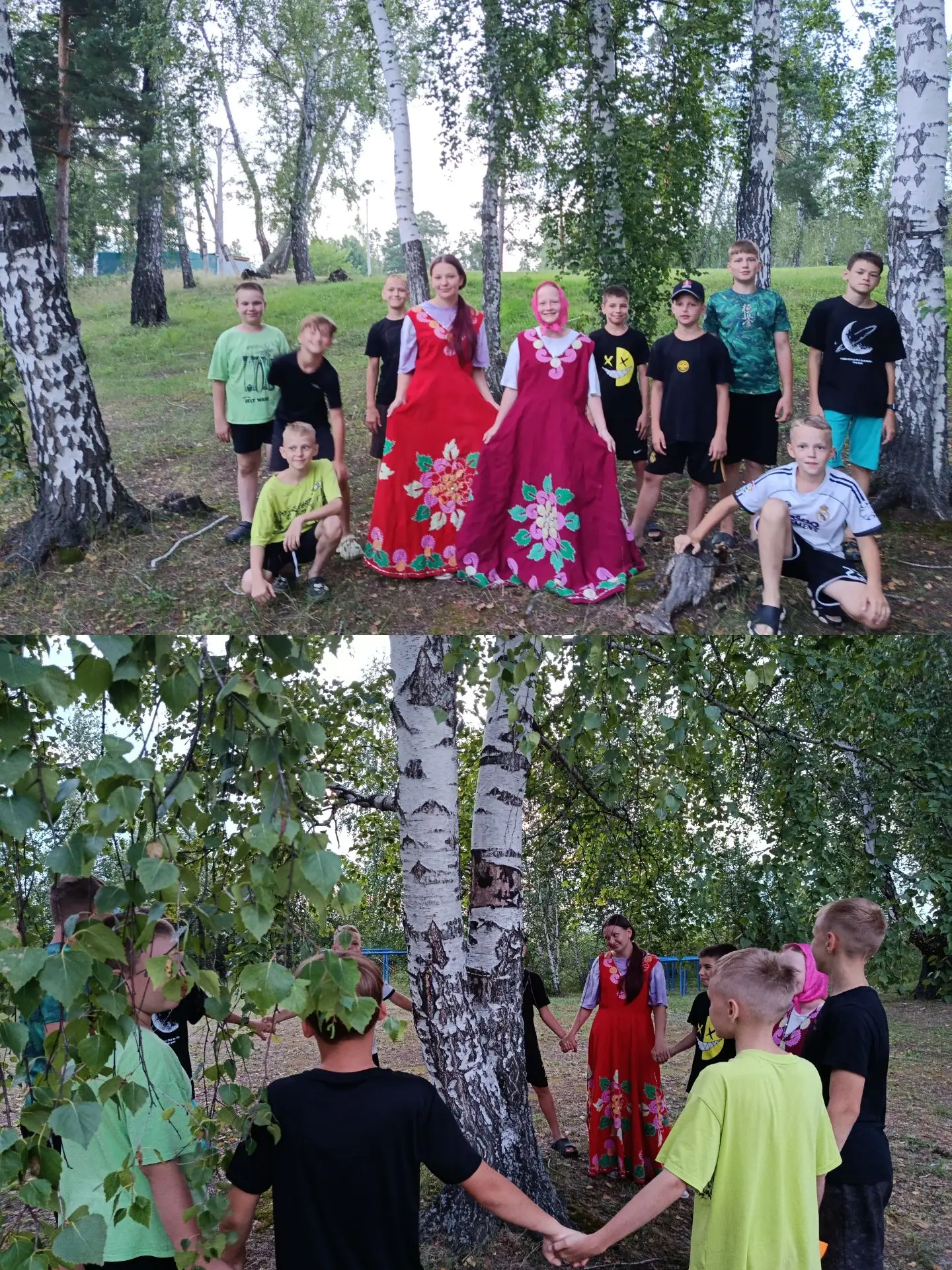 ДЕНЬ РУССКОЙ КУЛЬТУРЫ 

Четвёртый день в загородном лагере «Роза ветров» был посвящён русским традиц