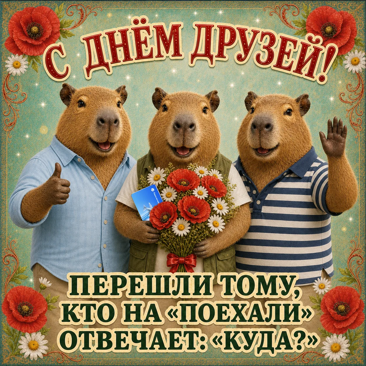 Что подарить другу на День дружбы, кроме открытки? 🥰

Тому самому, кто одалживает до зарплаты, встр
