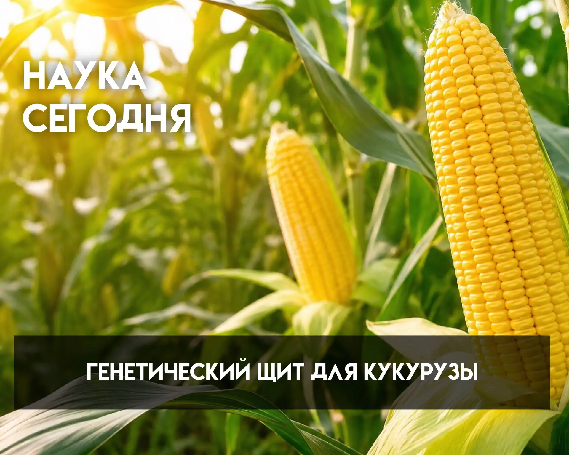 🧬 Генетический щит для кукурузы: как ученые КБГУ выводят растения, способные защищаться от болезней