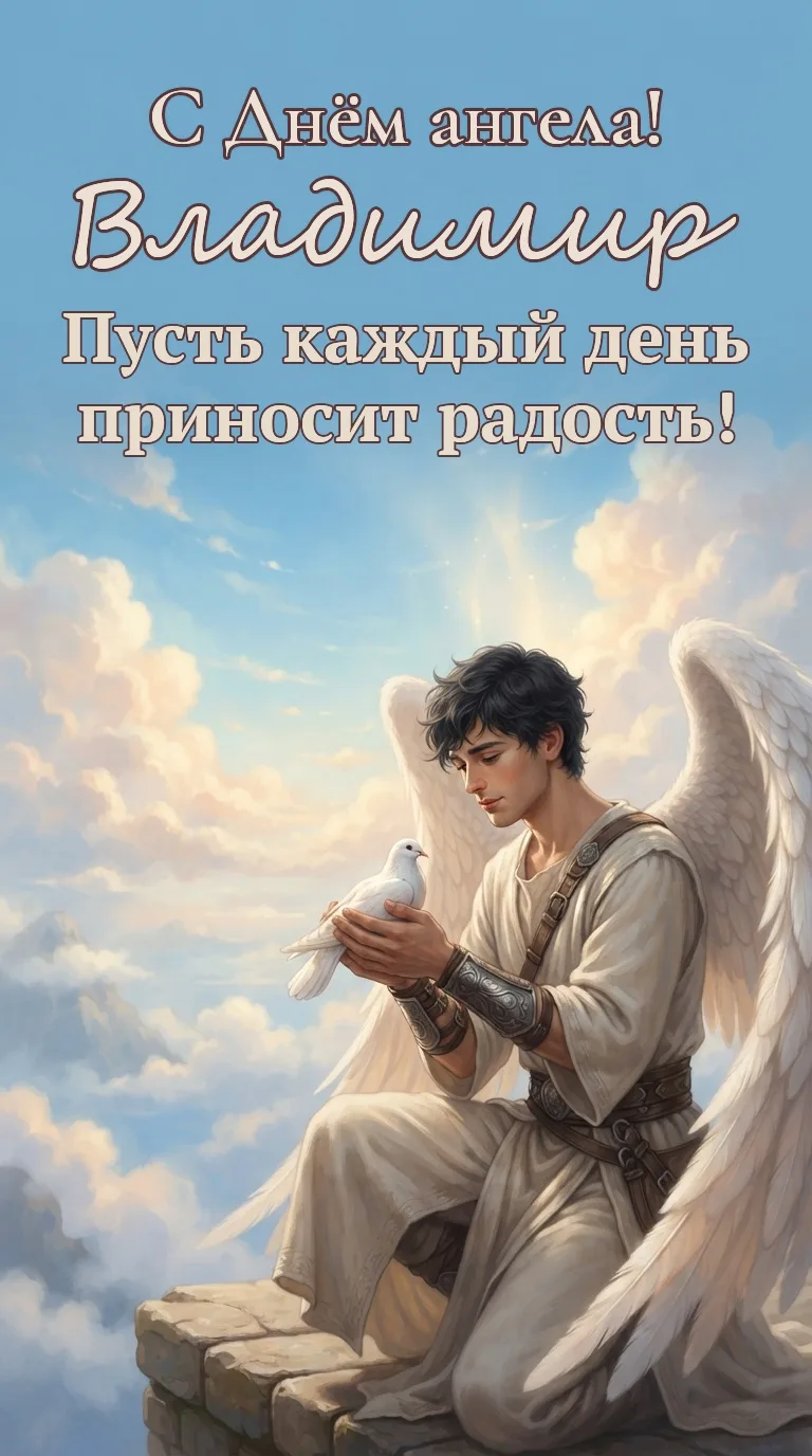 💐 4 октября — с именинами, Владимир!