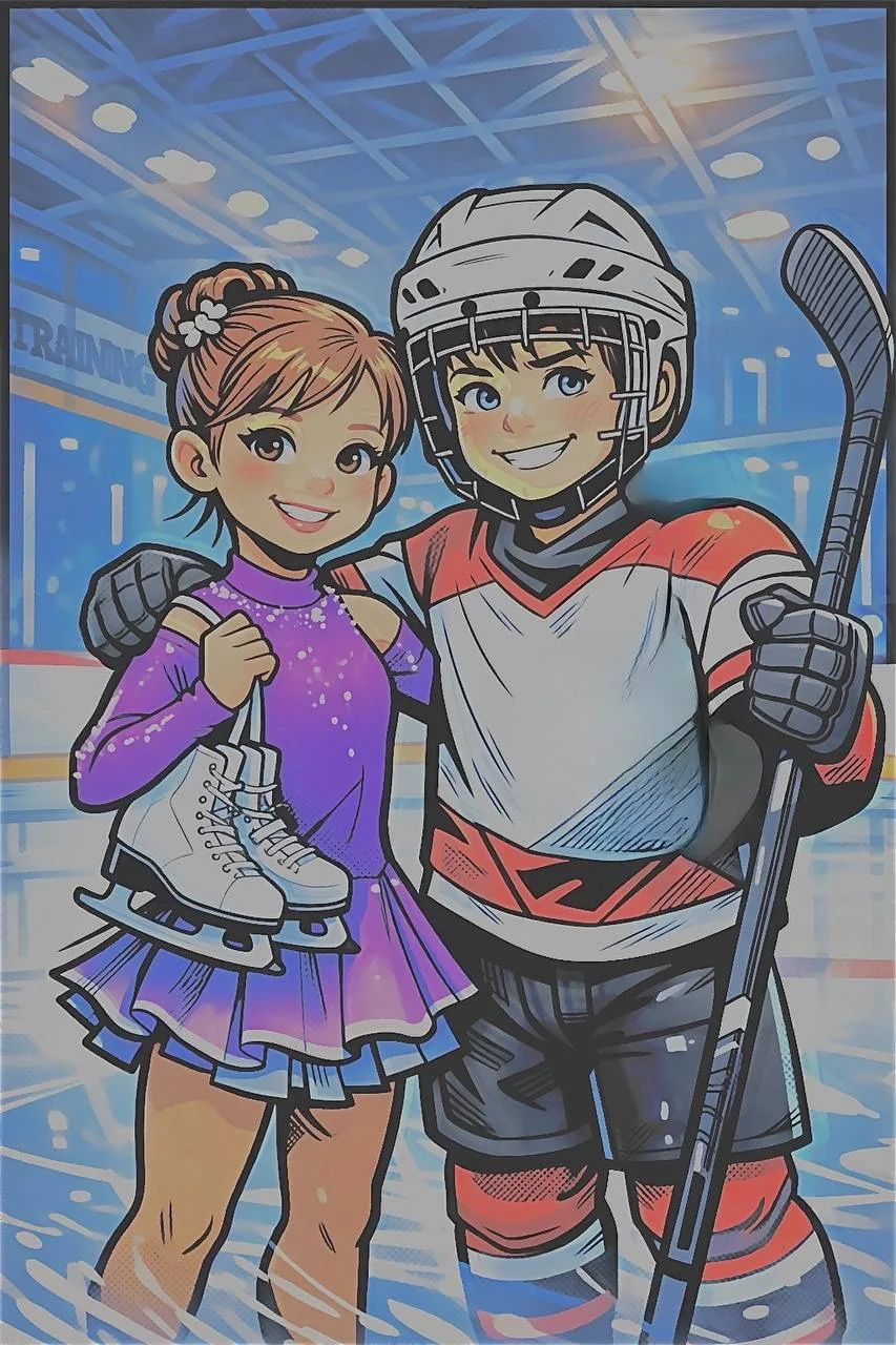 🏒⛸ Рабочие будни спортсменов