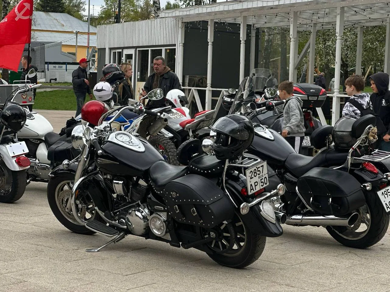 🏍️ В центральном парке Пушкино открыли мотосезон  НЕ ЗАБУДЬ ПОДПИСАТЬСЯ ⤵️
