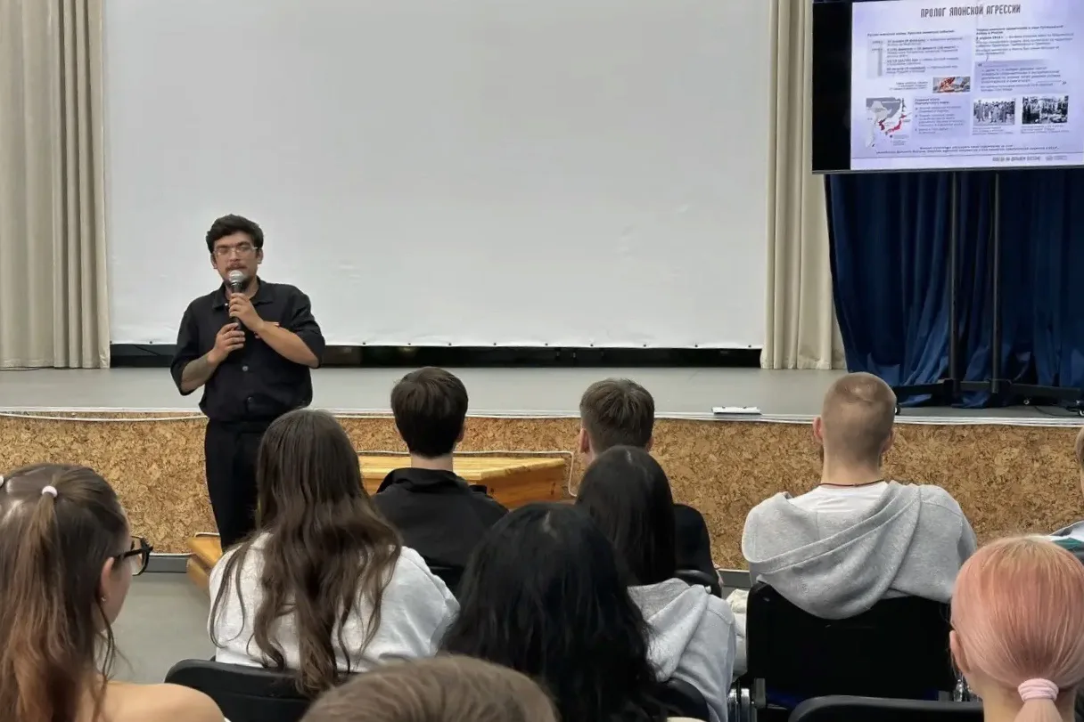 Сегодня продолжили разговор о событиях, завершивших Вторую мировую войну, уже со студен...