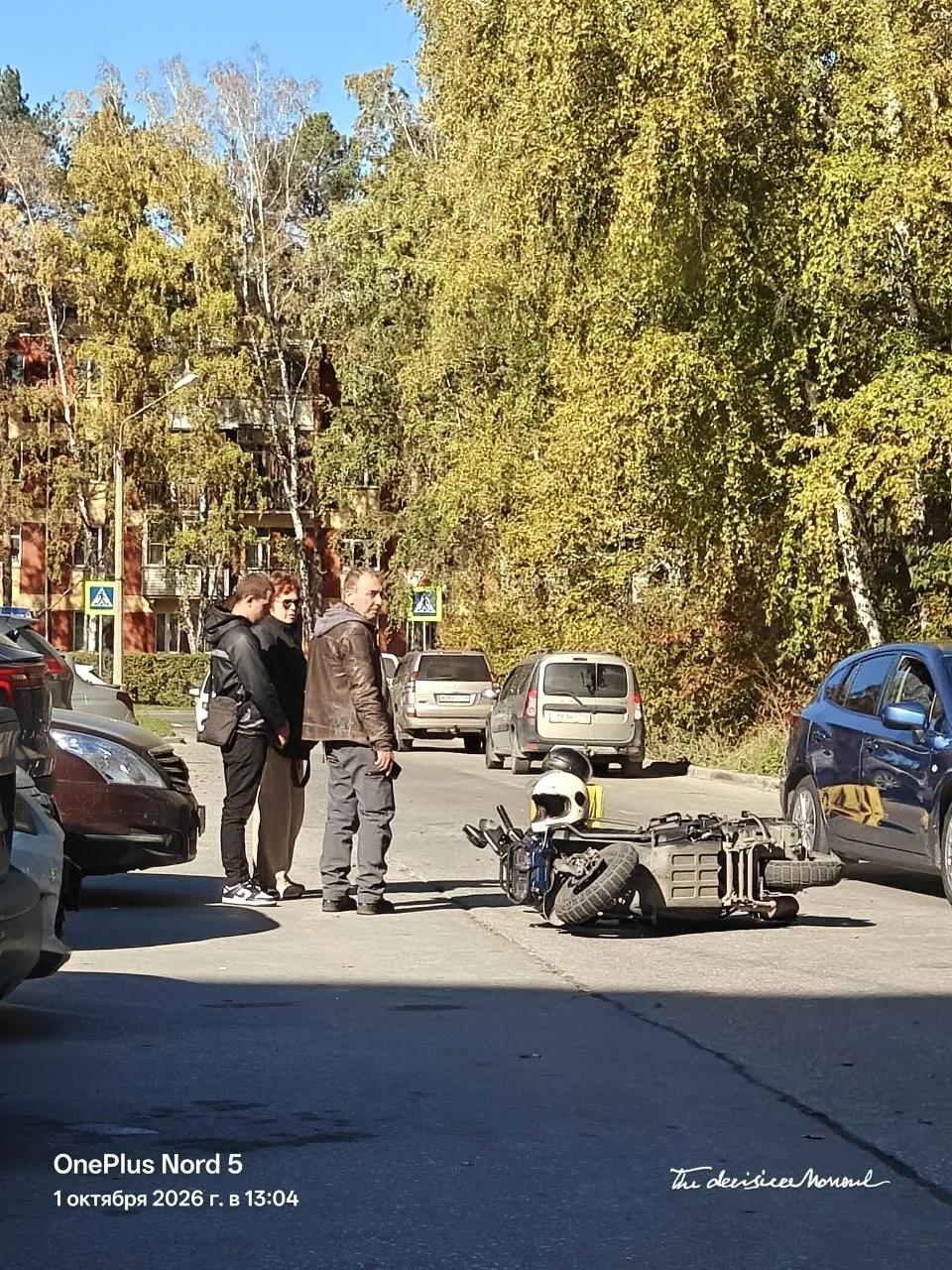 У поликлиники на Морской 25 ДТП