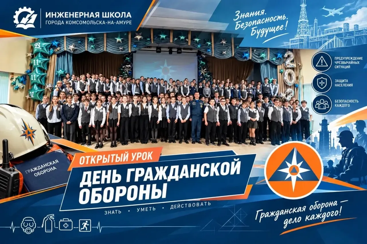🛡️ День гражданской обороны в Инженерной школе 🚨