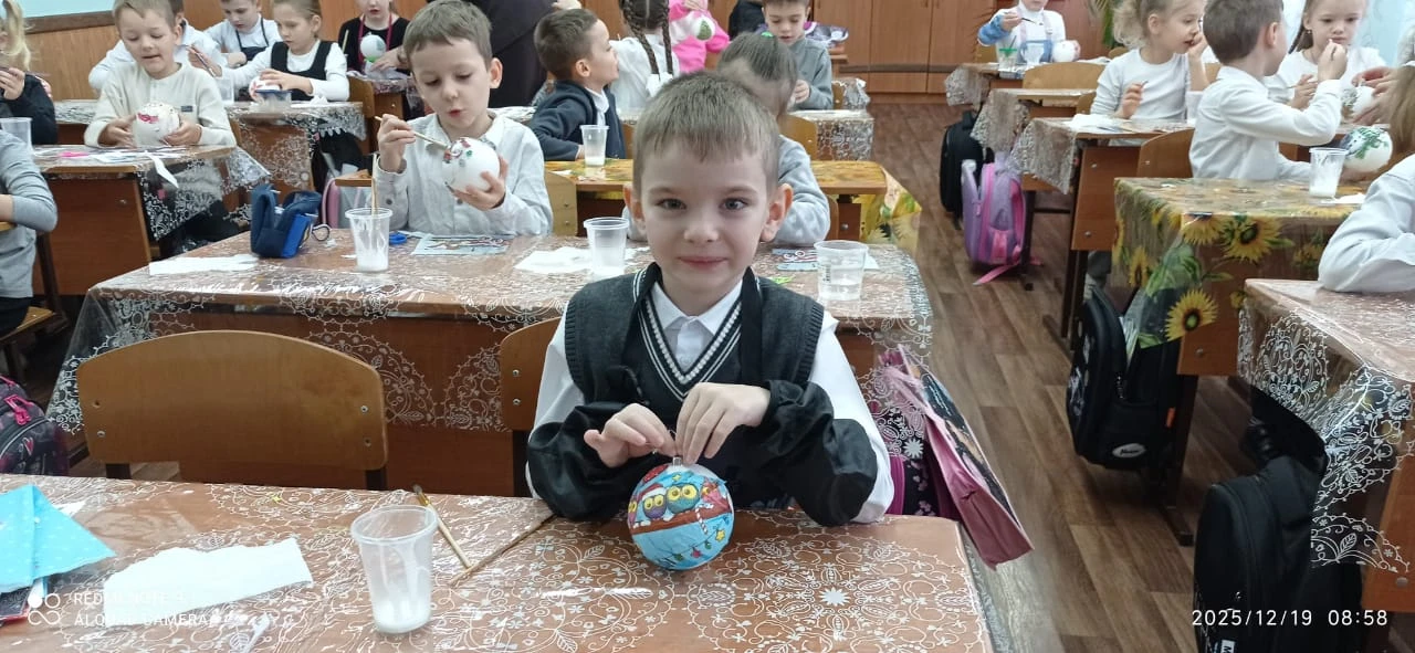️❄️ Мастер-класс по декупажу: «Новогодний шар» ❄️   В День святого Николая, наш творческий день был 