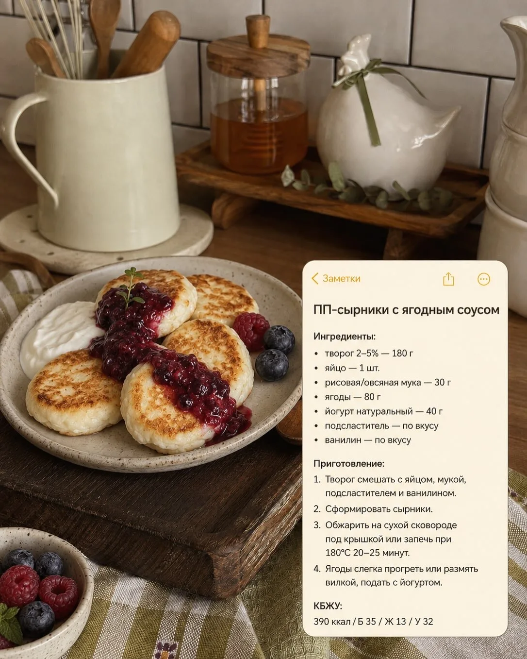 9 ПП десертов: простые рецепты без лишнего сахара ❤️
