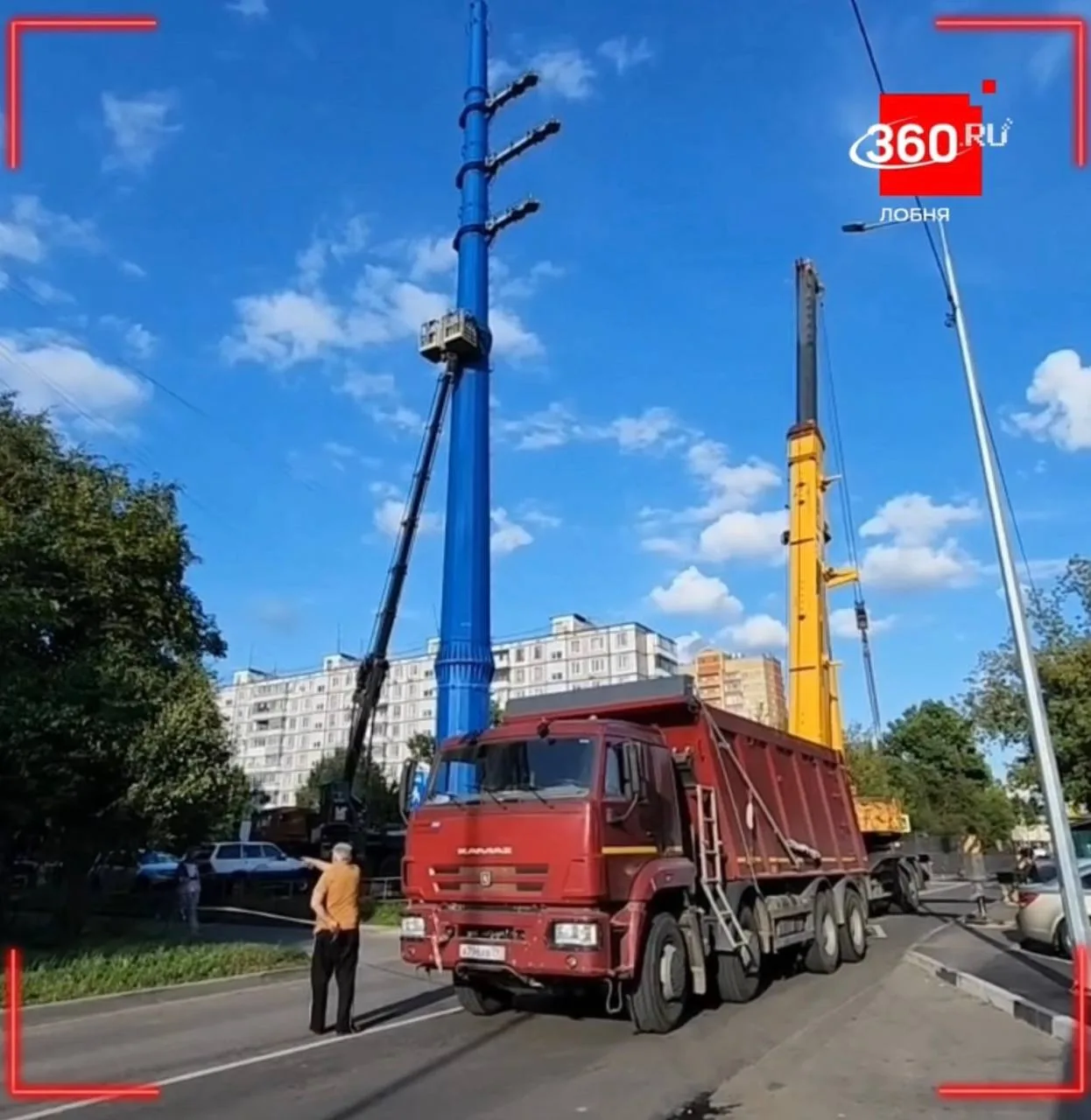 Новые опоры линии электропередач установят в микрорайоне Южный