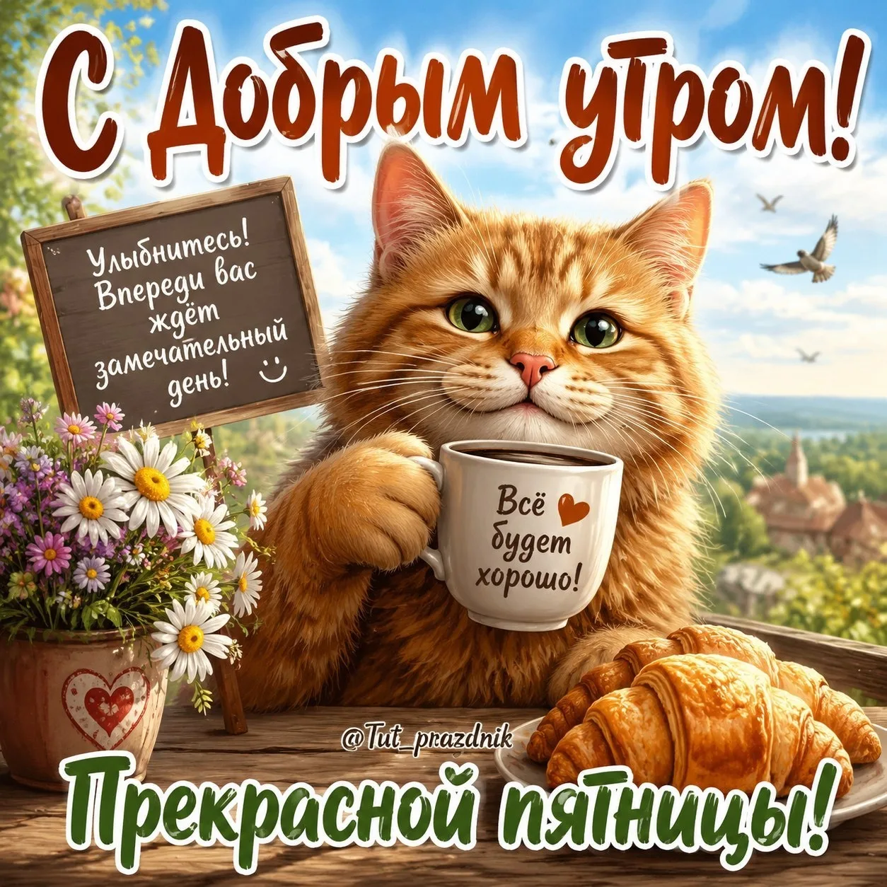 С Добрым утром! Прекрасной пятницы!

Красивые открытки ❤️