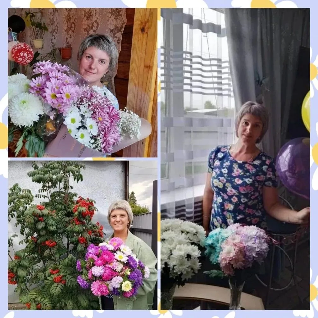 🌸 Сегодня свой 50-летний юбилей отмечает Гучек Галина Николаевна — помощник воспитател...