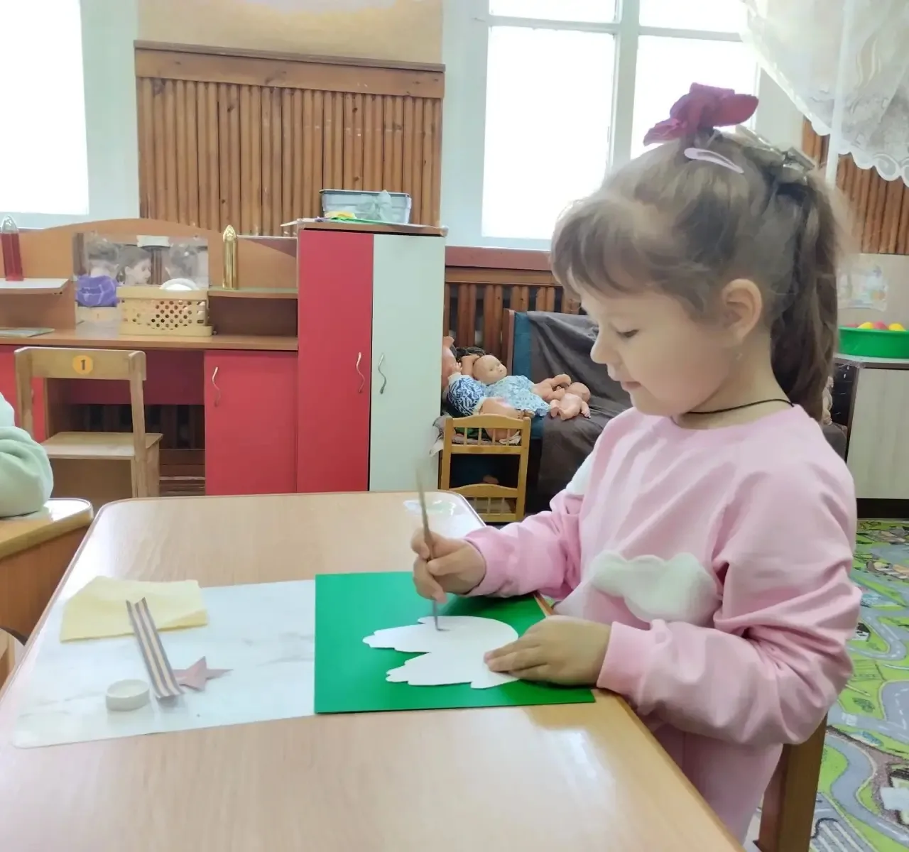 🎖️ Ко Дню Победы в младшей группе «Солнышко» состоялось занятие по художественно-эстет...