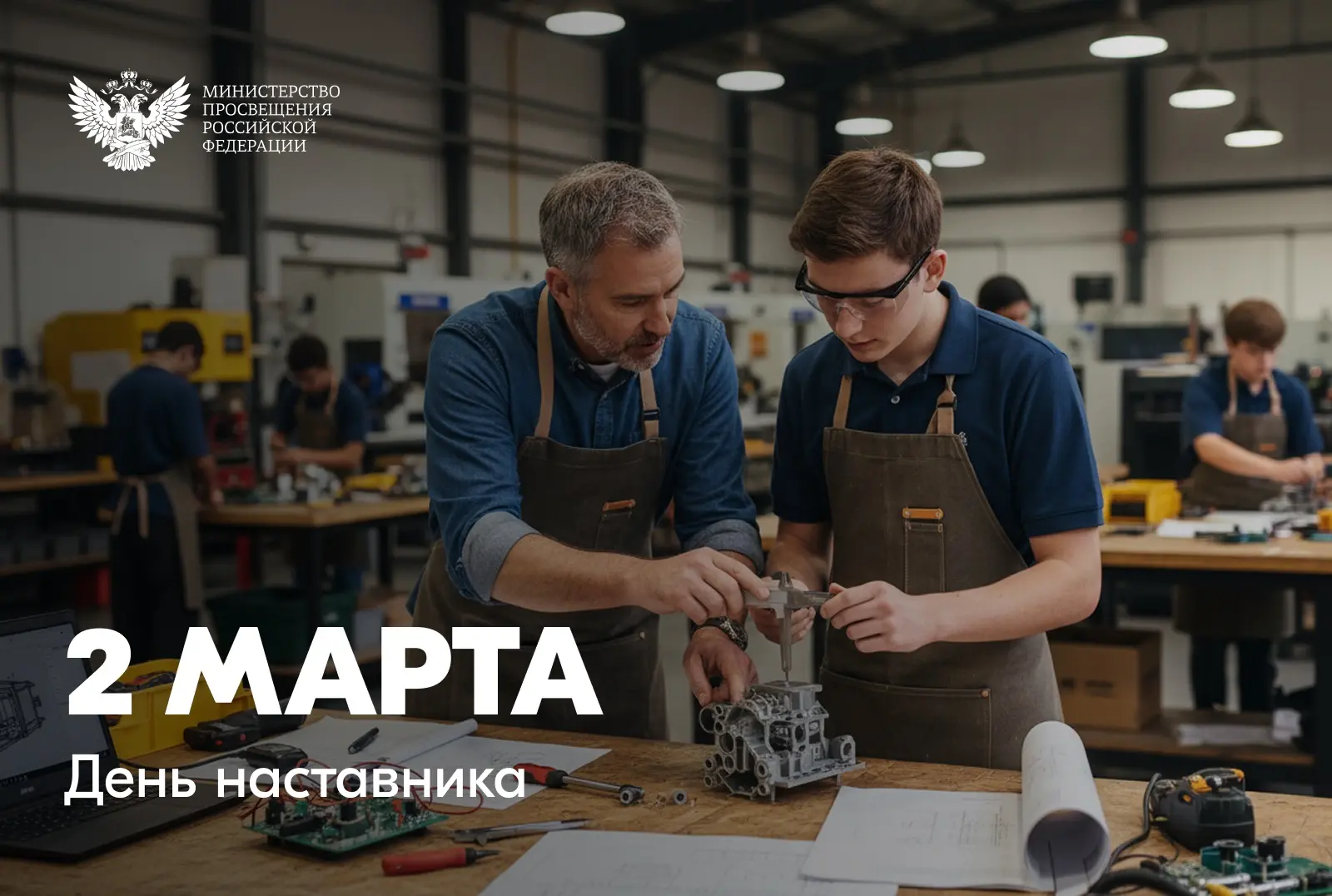 🇷🇺 Поздравление министра просвещения РФ Сергея Кравцова с Днем наставника   Дорогие друзья!   🌱Сегод