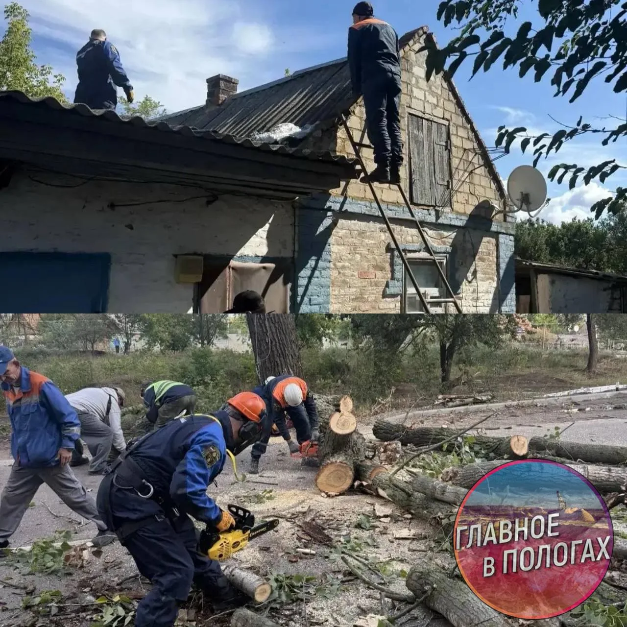 Пензенские специалисты отремонтировали кровлю дома жительницы Токмака