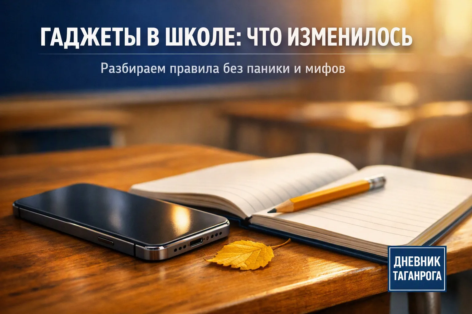 📱 Телефон на уроке: что изменилось для школьников Таганрога с 1 сентября