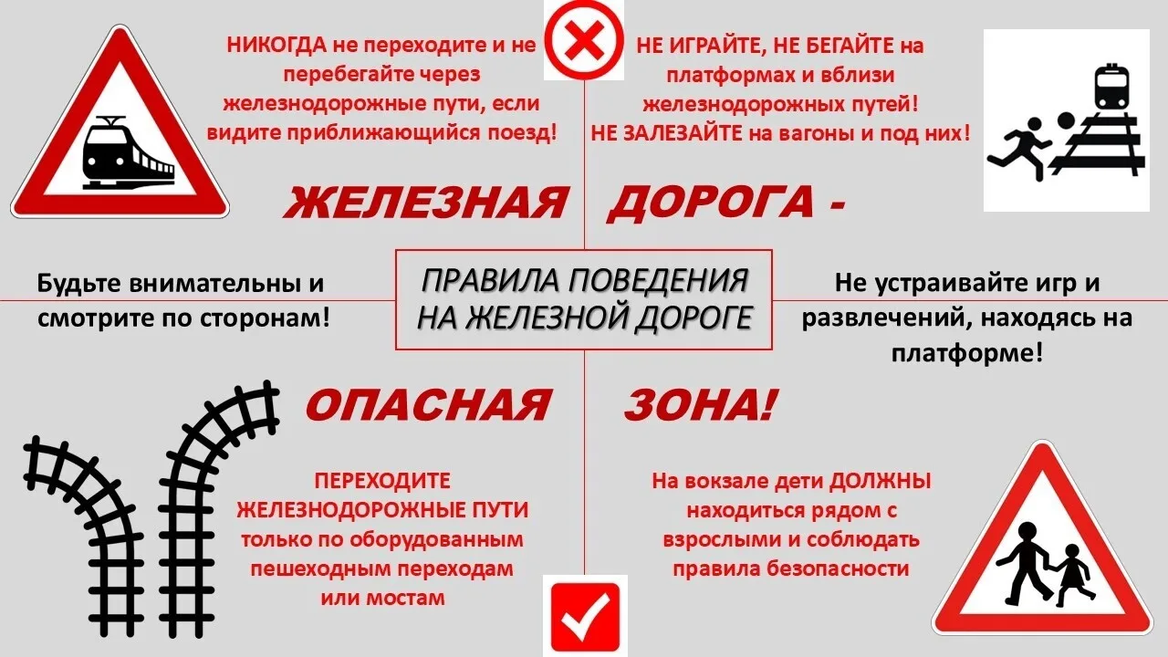 Железная дорога-опасная зона🚆