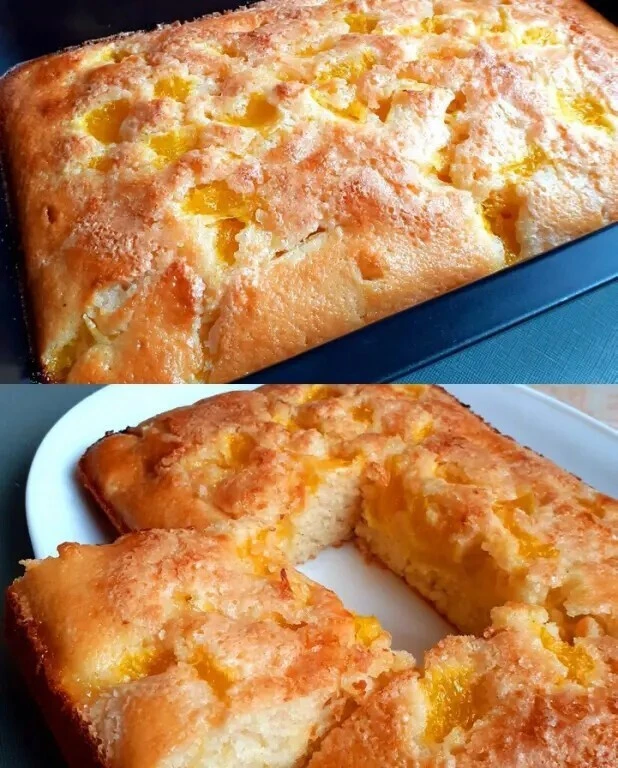 Hежный пиpог на скоpую руку! Готовим пpосто, вкусно, быстpо.  Ингредиенты: • Яйца 2 шт. •Сахар 180 г