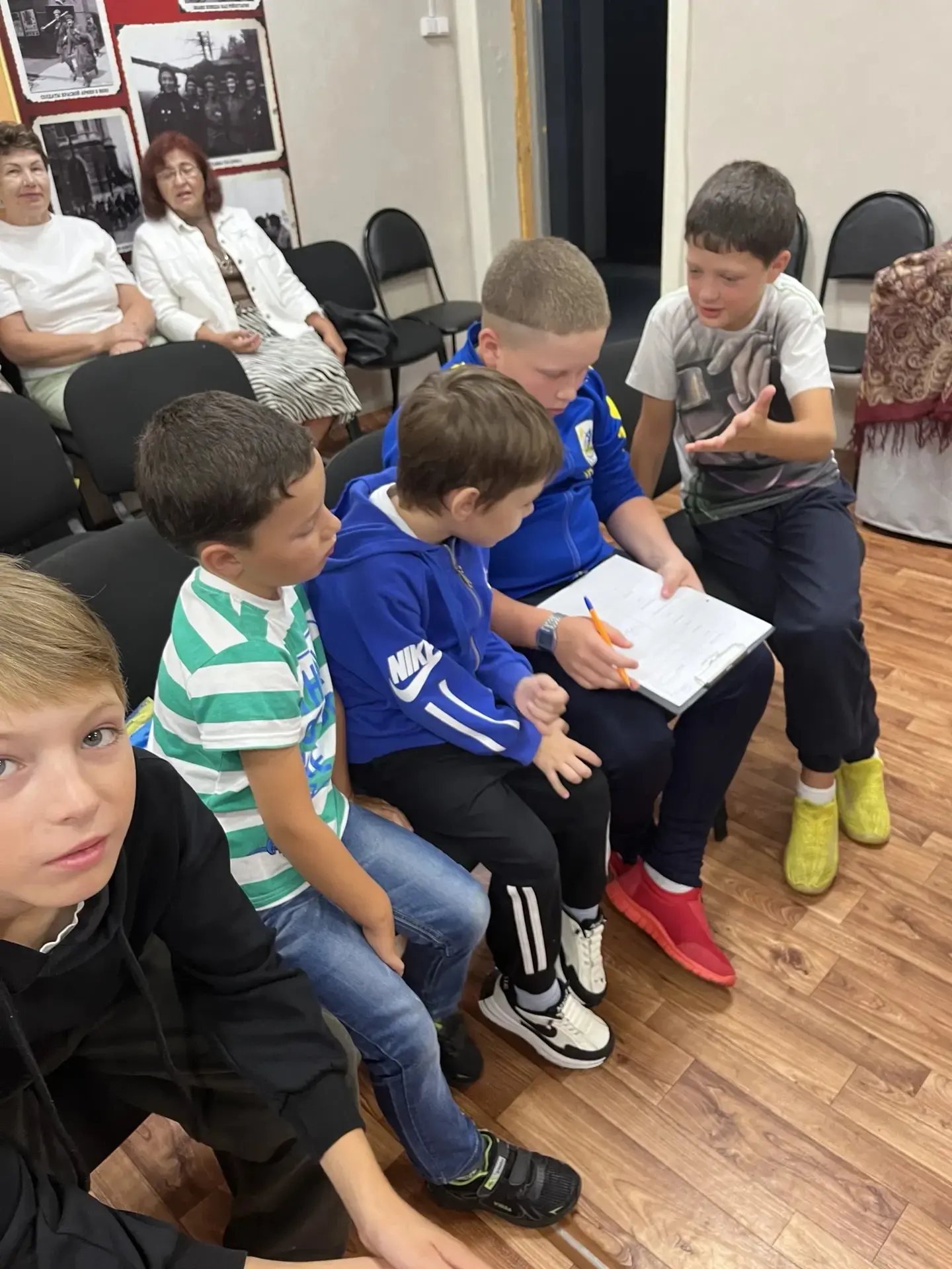 12 августа музей посетила группа отдыхающих детей школьного лагеря Кудринской основной ...
