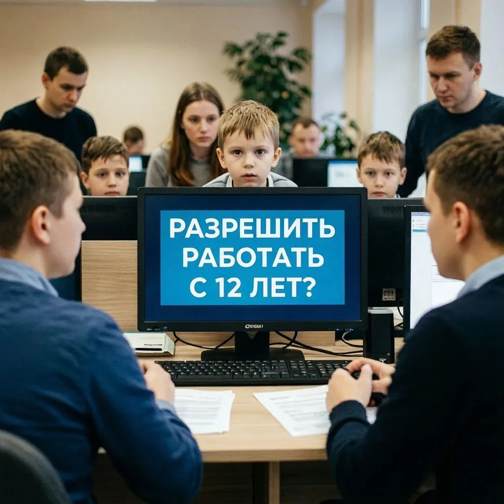 👶 Разрешить работать с 12 лет?В России обсуждают снижение возраста для трудоустройства подростков.  