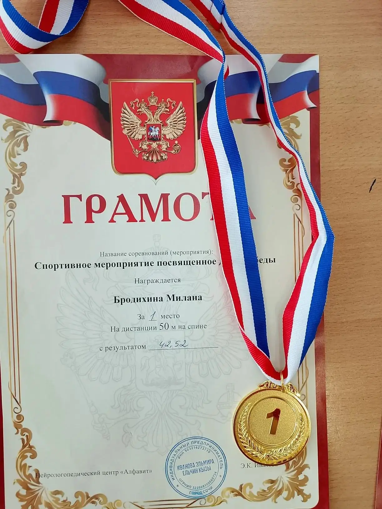 🥇🥇🥇Поздравляем наших талантливых учениц 2В класса — Бородихину Милану и Печаткину Арину — с успешным