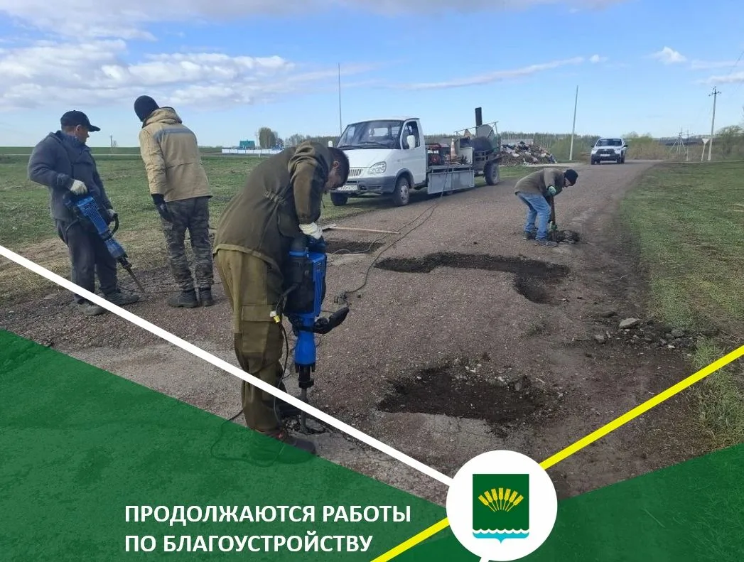 На территории Подлесненского сельсовета начались работы по ямочному ремонту дорог. Мероприятия прово