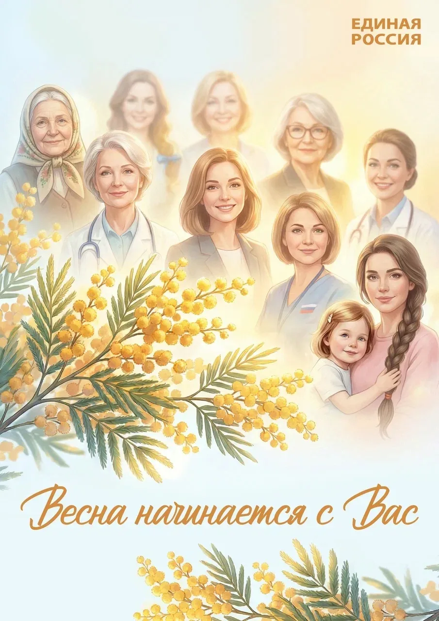 Милые женщины! Обычно в этот день говорят про весну, красоту и цветы. Это всё правильно...
