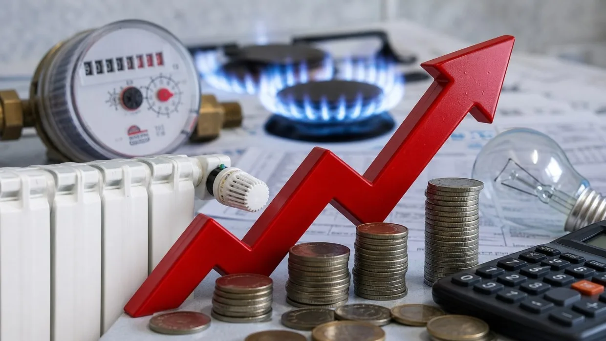 Примерно на 9-10 % поднимется оплата ЖКУ через месяц