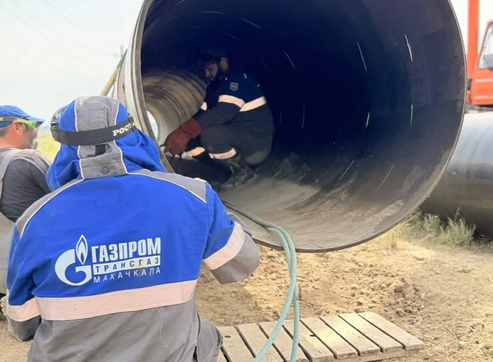 Газопровод «Моздок – Казимагомед» восстановлен после аварии