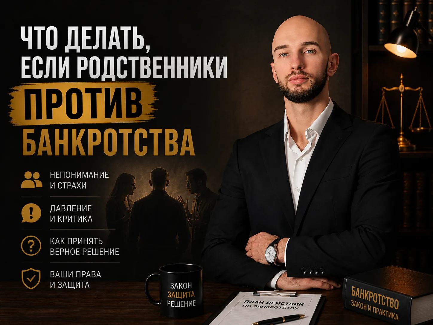 Что делать, если родственники против банкротства