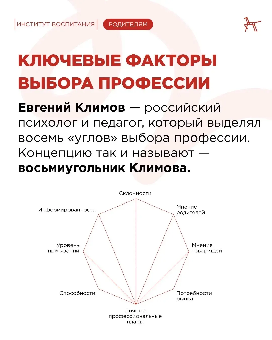 Выбор профессии для подростка — ответственный момент  🫂 Школьники часто боятся принимать решение: им