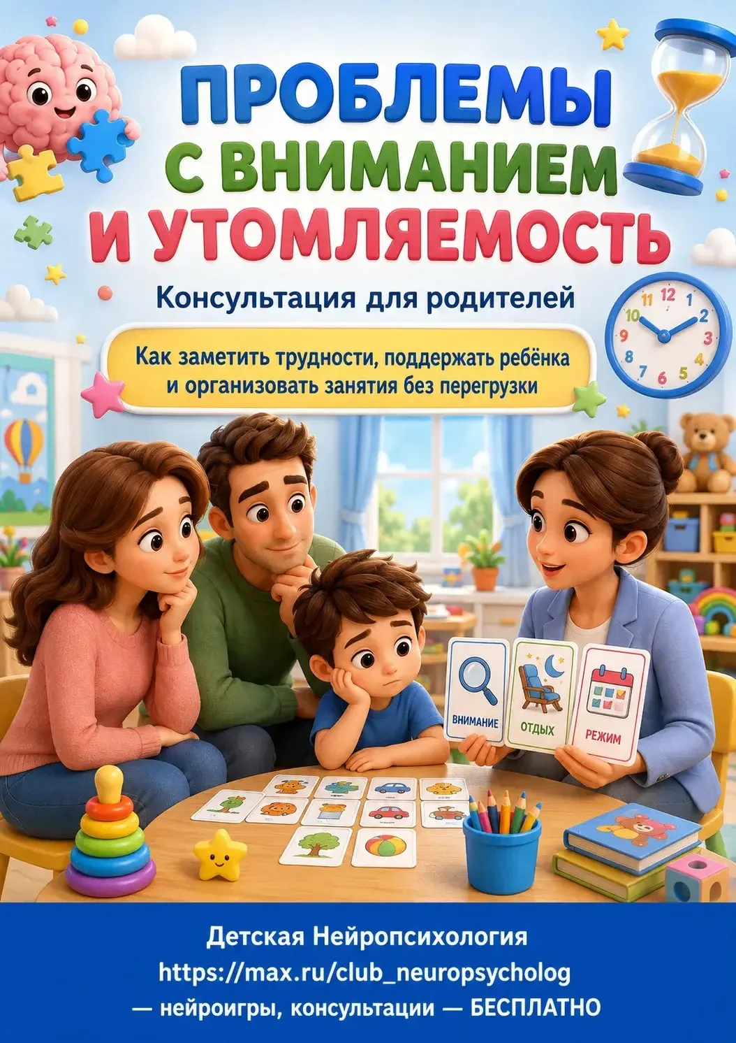 📢Консультация для родителей