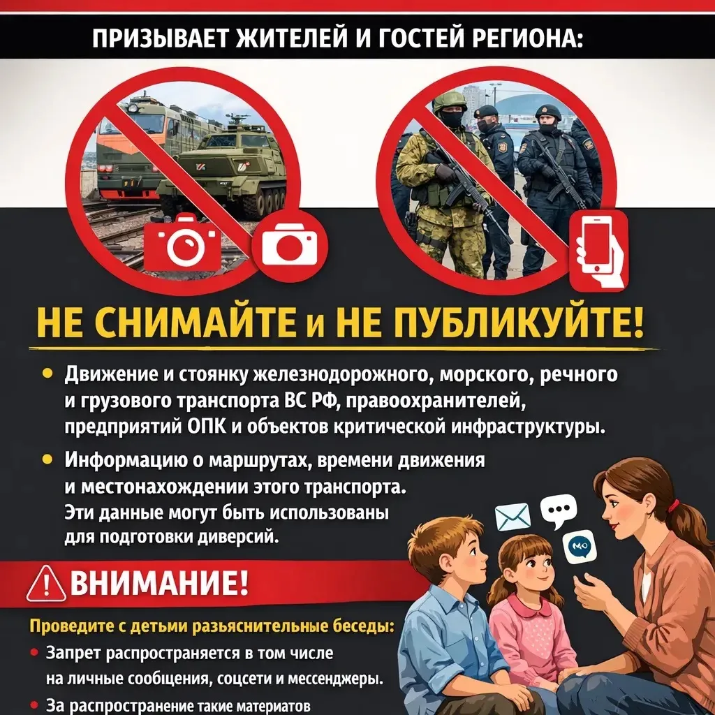 Антитеррористическая комиссия Краснодарского края призывает жителей и гостей региона во...