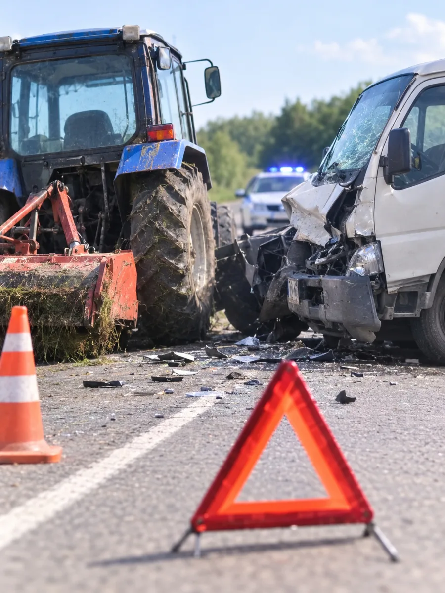 🚗 В Приамурье в ДТП с трактором пострадали два человека