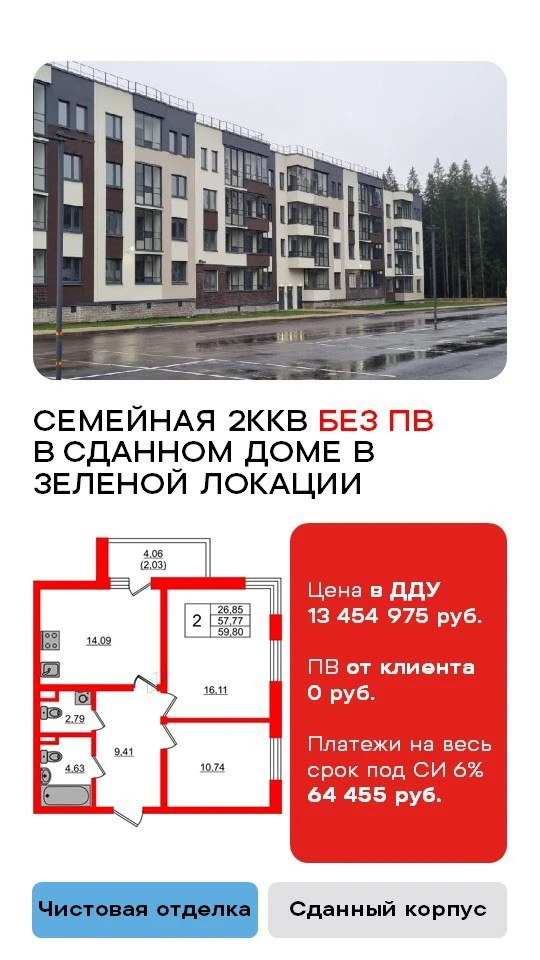 Варианты БЕЗ первого взноса по семейной ипотеке 🙌🏻😎