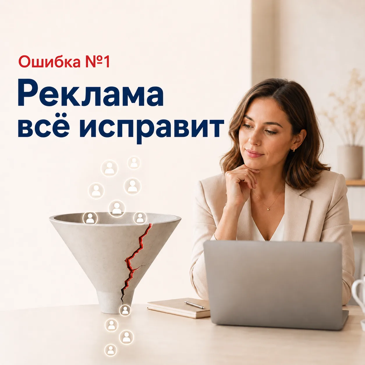 Ошибка №1. Ожидание, что реклама всё исправит

Продолжаю разбирать ошибки, из-за которых онлайн-школ