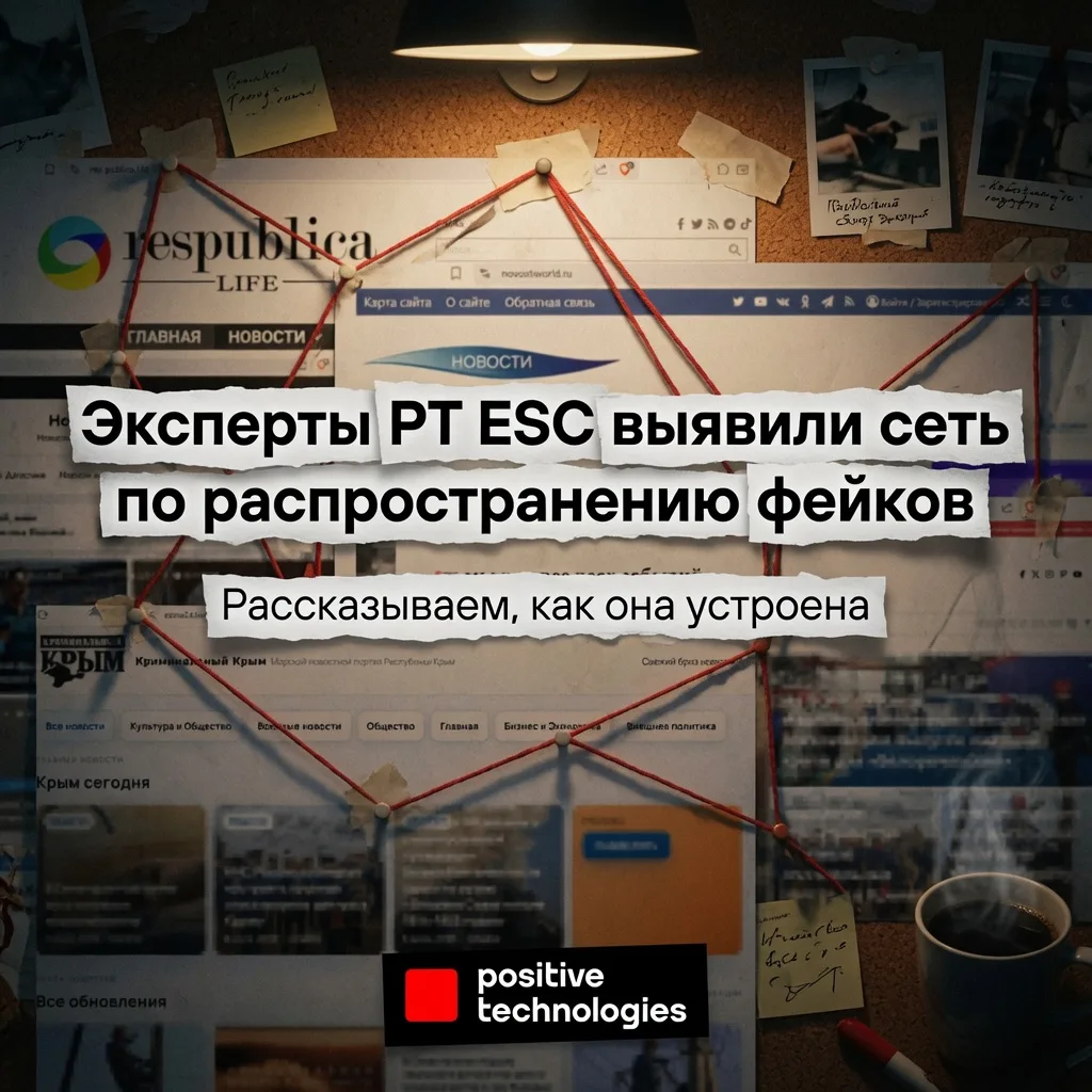 Расследование PT ESC: как устроена сеть по распространению фейков