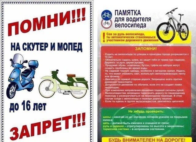 ❗ПАМЯТКА ДЛЯ РОДИТЕЛЕЙ❗
по ПДД на основе профилактического мероприятия «ВЕЛО-МОТО-СИМ»
Уважаемые род