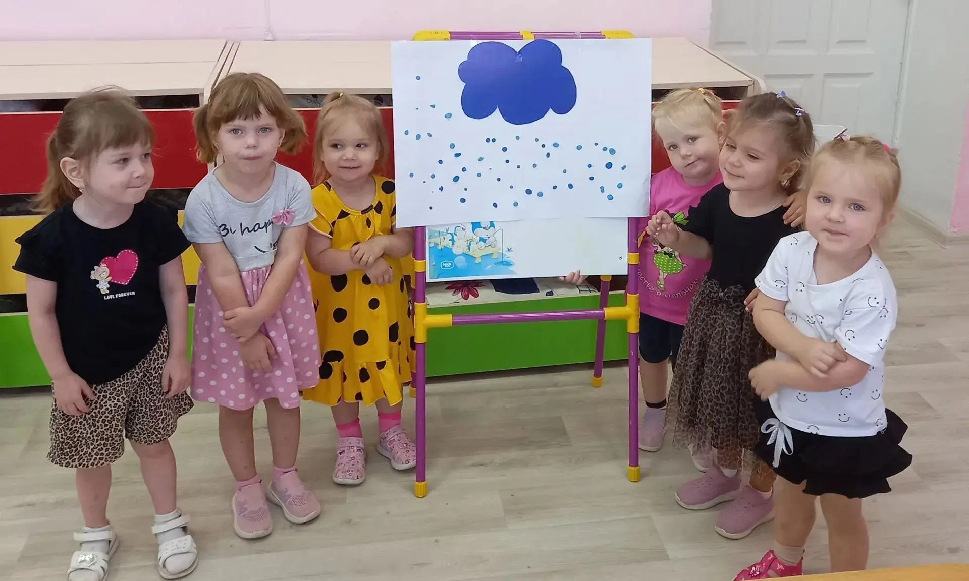 ☁️💧 Пластилиновый дождик в младшей группе! 💧☁️
