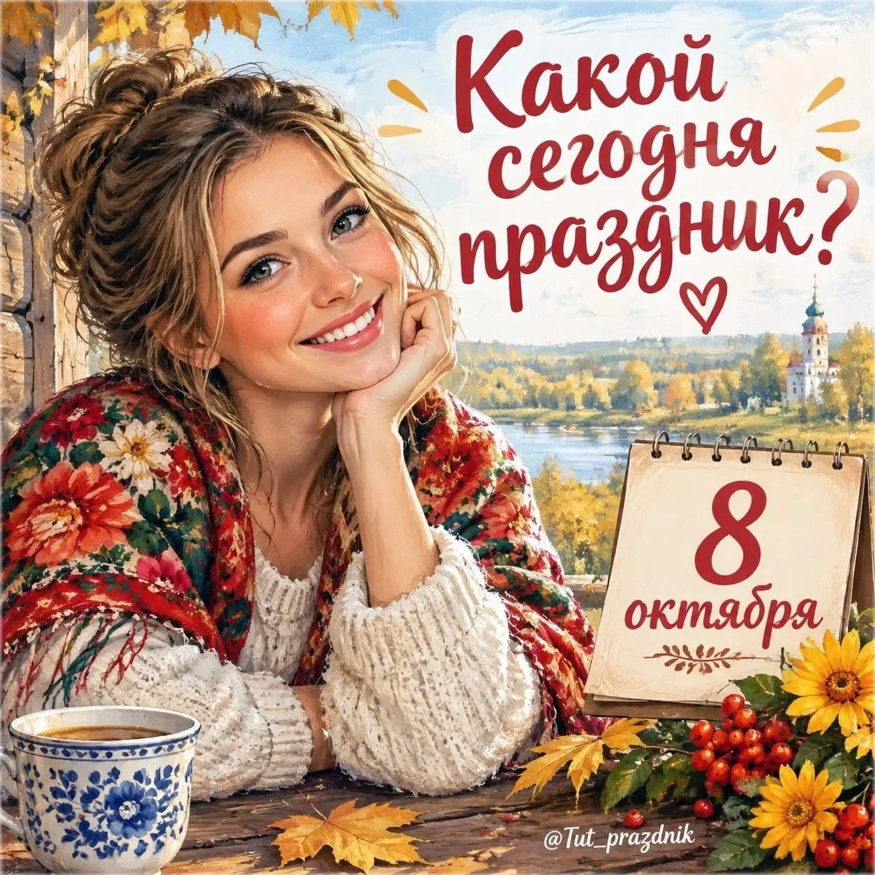 🗓 8 октября – отмечается 19 праздников.