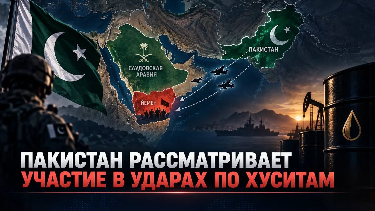 🌎🛢Новость: Пакистан может присоединиться к ударам по хуситам в Йемене