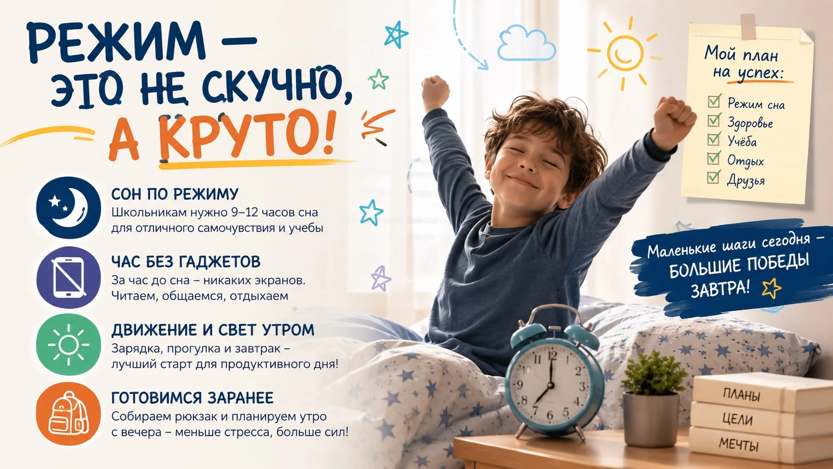 Режим — это не скучно, а круто! 😎