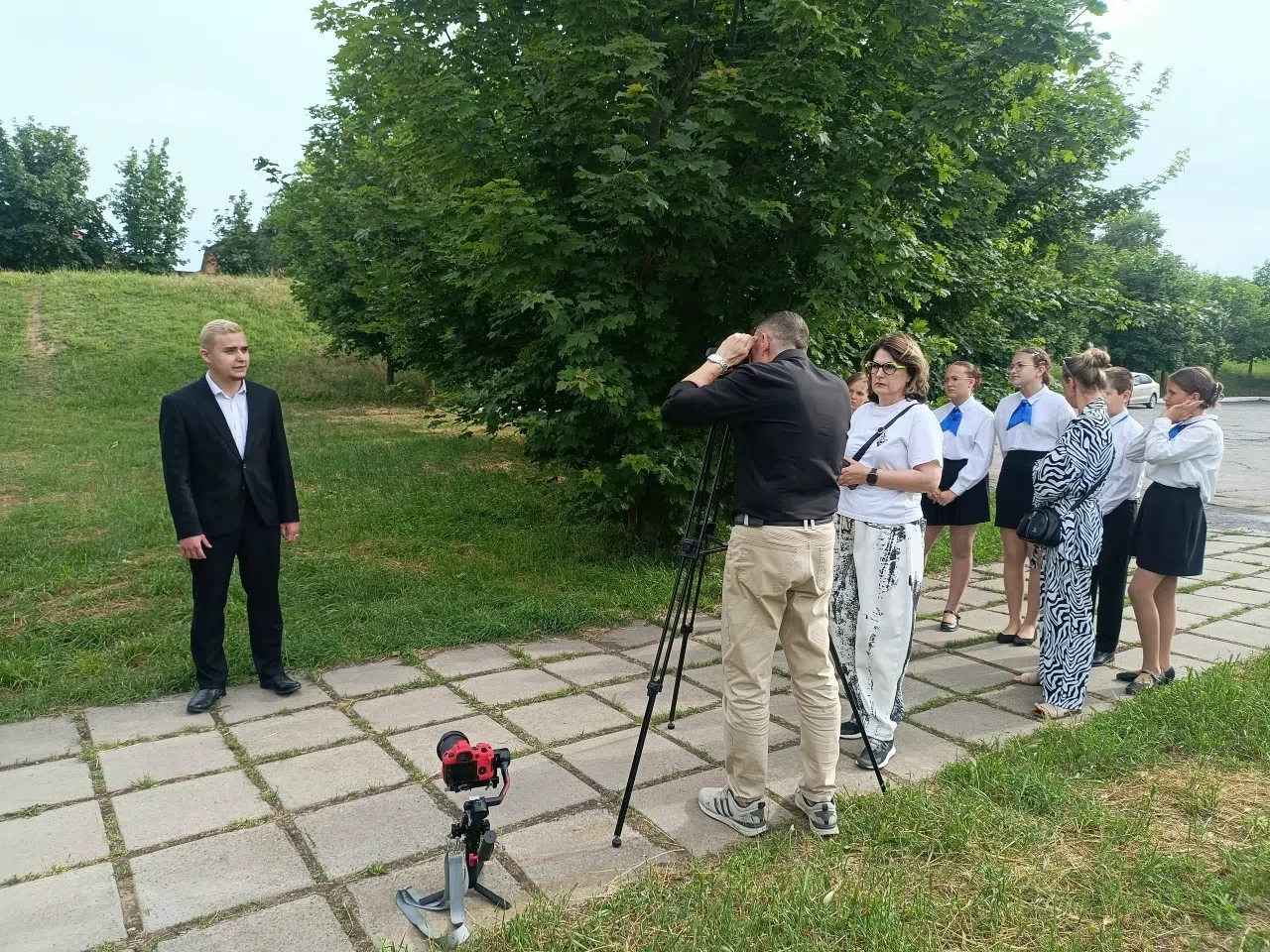 Прошла съемка видео клипа "Партизаны Великой Победы" в рамках проекта "Дорогами Победы....