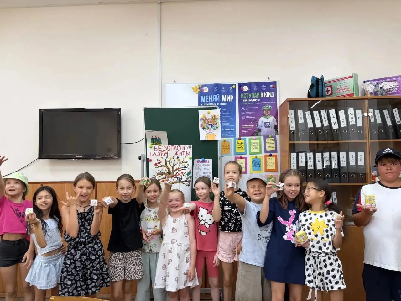 ☀️ Летняя площадка «Безопасно будем жить» продолжает радовать детей интересными и полезными занятиям