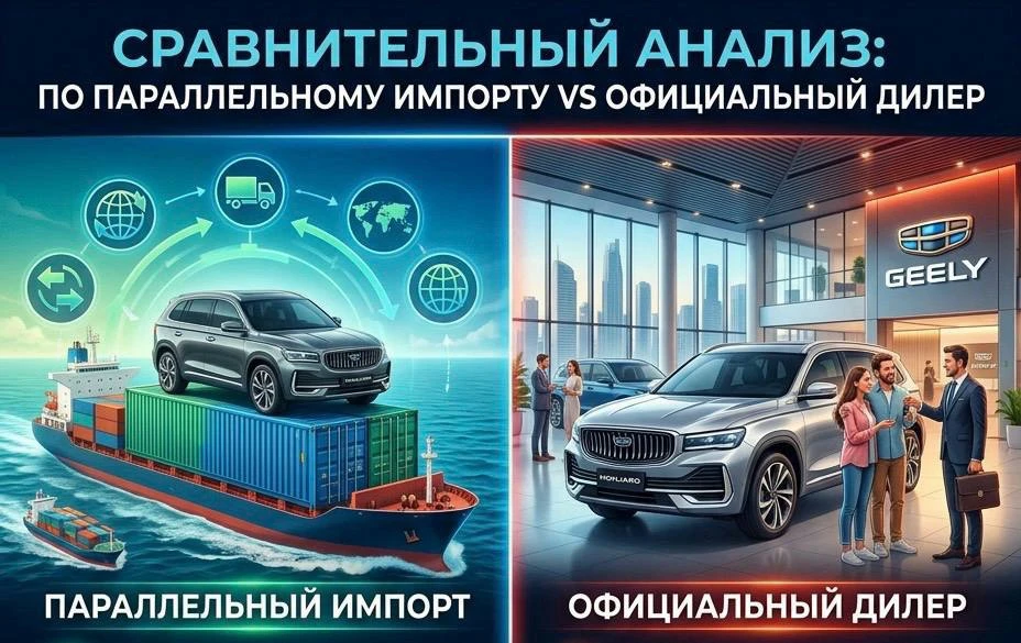 🔎 Параллельный импорт или официальный дилер? 

💰 Цена
Параллельный импорт — часто предлагает выгод