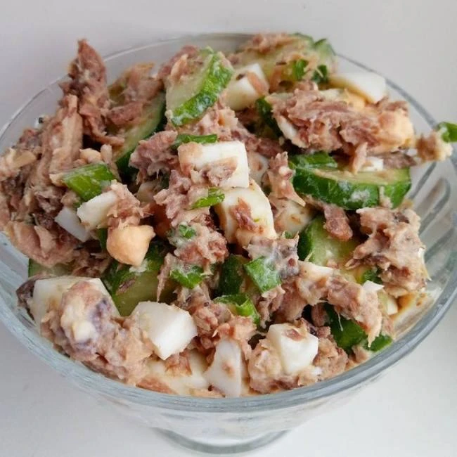 😊Вкусный салатик из тунца 🥗